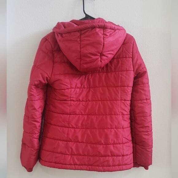 Rampage Deep red puffer jacket size medium - Picture 2 of 5